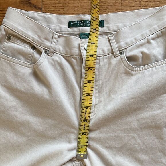 Lauren Ralph Lauren Five Pocket Straight Leg Jeans Size 2P - Picture 11 of 12